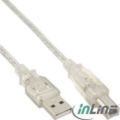 InLine USB-A - USB-B 2 м (34518T) цена и информация | Borofone 43757-uniw | hansapost.ee