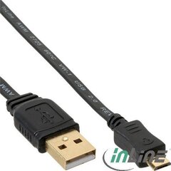InLine USB-A - microUSB 2 m (31720F) hind ja info | Mobiiltelefonide kaablid | hansapost.ee