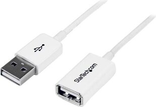 StarTech USB-A - USB-A 1 m (USBEXTPAA1MW) hind ja info | USB adapterid ja jagajad | hansapost.ee