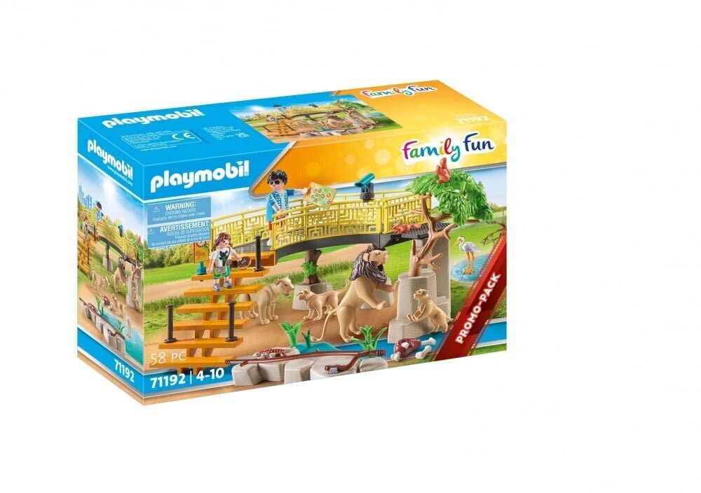 71192 PLAYMOBIL® Family Fun, Lõvid väliaedikus hind ja info | Klotsid ja konstruktorid | hansapost.ee