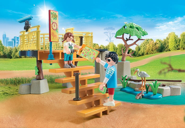 71192 PLAYMOBIL® Family Fun, Lõvid väliaedikus цена и информация | Klotsid ja konstruktorid | hansapost.ee