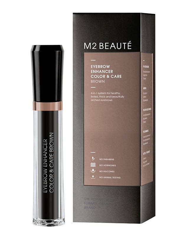 Kulmugeel M2 Beaute Eyebrow Enhancer Color & Care, brown, 6 ml hind ja info | Lauvärvid, ripsmetušid ja silmapliiatsid | hansapost.ee