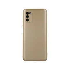 Telefoniümbris Metallic case for Samsung Galaxy A13 5G / A04S, kuldne цена и информация | Чехлы для телефонов | hansapost.ee