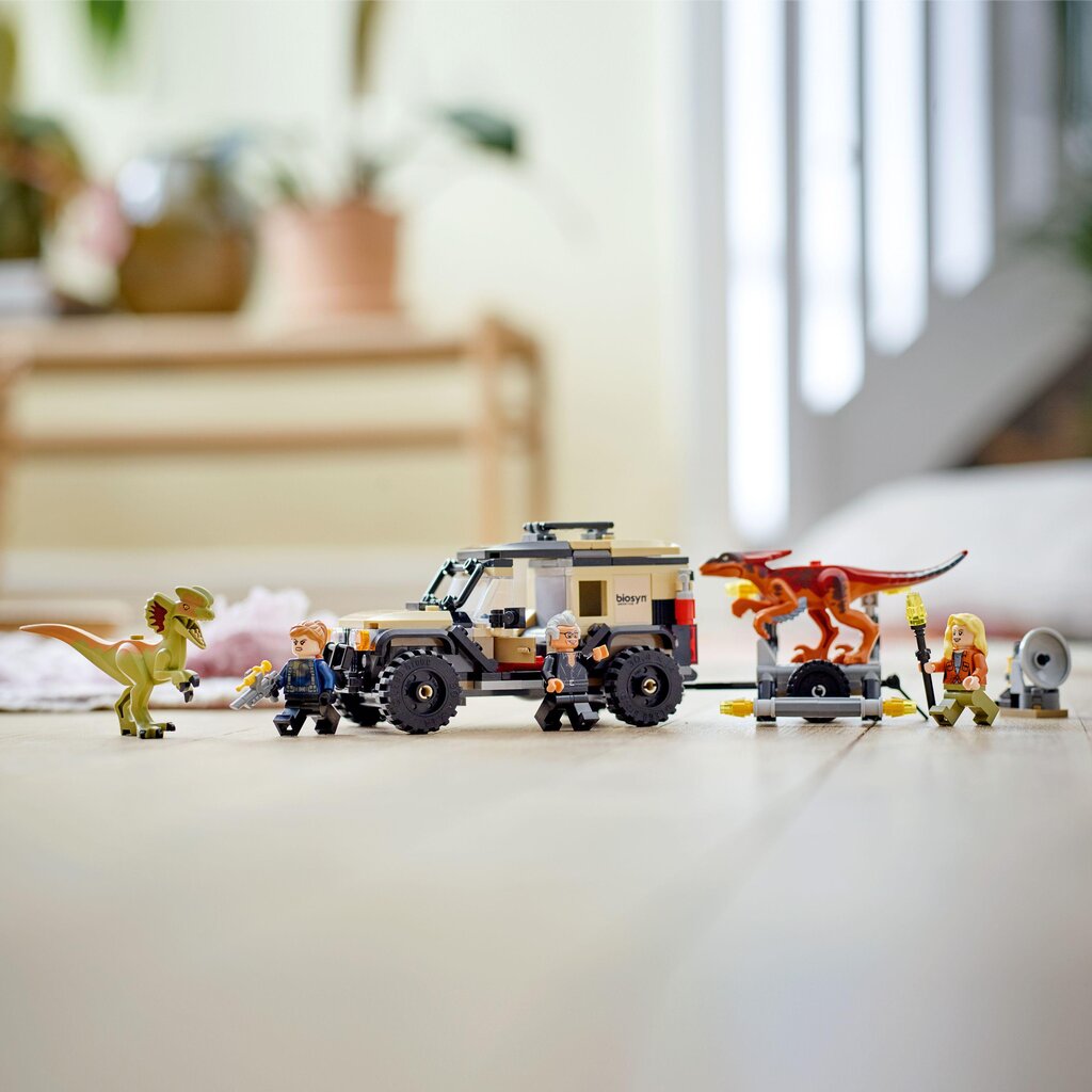 LEGO 76951 Jurassic World Pyroraptor & Dilophosaurus Transport hind ja info | Klotsid ja konstruktorid | hansapost.ee