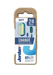 Сменные насадки для зубных щеток Jordan Change Soft, 2шт. цена и информация | Зубные щетки, пасты | hansapost.ee