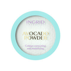 Niisutav ja matistav puuder Ingrid Avocado Powder Colour Correcting and Mattifying, 8 g hind ja info | Ingrid Cosmetics Parfüümid, lõhnad ja kosmeetika | hansapost.ee