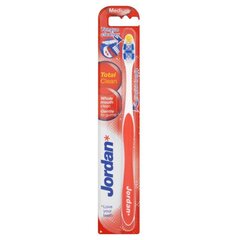 Зубная щетка средней жесткости Jordan Total Clean Medium, 1шт. цена и информация | Зубные щетки, пасты | hansapost.ee