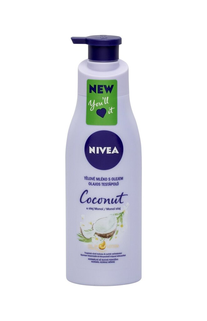 Niisutav kehakreem Nivea Coconut & Monoi Oil 200 ml цена и информация | Kehakreemid, kehaõlid ja losjoonid | hansapost.ee