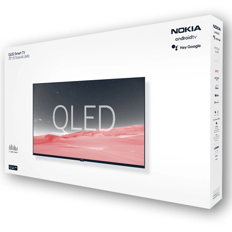 Nokia QLED Android TV (2023) QN70GV315ISW цена и информация | Televiisorid | hansapost.ee