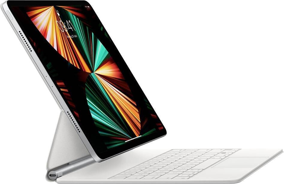 Kaitseümbris iPad Pro - 32,77 cm (12,9"), QWERTZ, valge hind ja info | Tahvelarvuti ümbrised ja kaaned | hansapost.ee