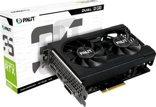 Palit GeForce RTX 3050 Dual (NE63050018P1-1070D) hind ja info | Videokaardid | hansapost.ee