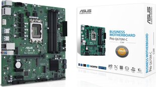 Asus Pro Q670M-C-CSM, Micro ATX, LGA1700, DDR5 цена и информация | Материнские платы	 | hansapost.ee