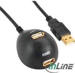 InLine USB-A - USB-A 2 m (34652) hind ja info | Mobiiltelefonide kaablid | hansapost.ee
