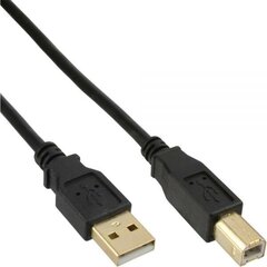 InLine, USB-A - USB-B, 0.5м цена и информация | Кабели и провода | hansapost.ee