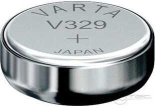 Часы Varta предназначен для 329 1 шт. цена и информация | Аккумуляторы, батарейки | hansapost.ee