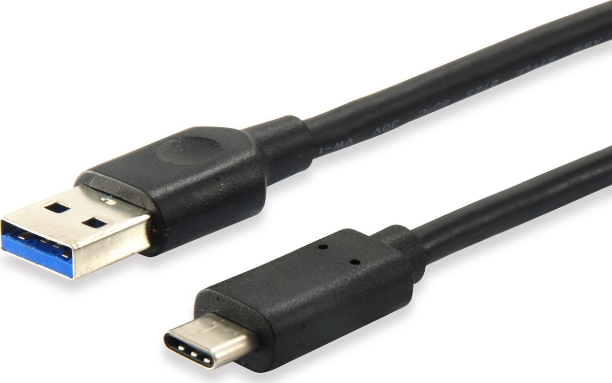 Equip USB-A - USB-C 0.5 m (128345) цена и информация | Mobiiltelefonide kaablid | hansapost.ee
