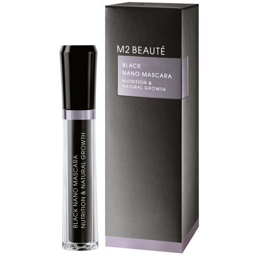 Ripsmetušš M2 Beaute Black Nano Mascara, must, 6 ml hind ja info | Lauvärvid, ripsmetušid ja silmapliiatsid | hansapost.ee