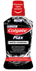 Ополаскиватель для полости рта Colgate Plax, White+Charcoal, 500 мл цена и информация | Для ухода за зубами | hansapost.ee