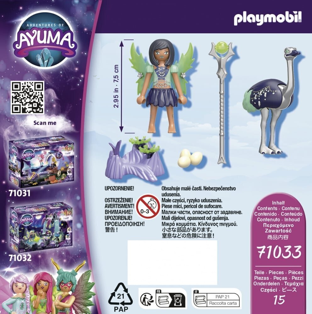 71033 PLAYMOBIL® Adventures of Ayuma, Kuuhaldjas koos vaimuloomaga hind ja info | Klotsid ja konstruktorid | hansapost.ee