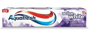 Hambapasta Aquafresh Active White Toothpaste, 125 ml hind ja info | Hambaharjad, hampapastad ja suuloputusvedelikud | hansapost.ee