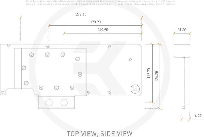 EK Water Blocks 3831109843567 hind ja info | Vesijahutuse lisaseadmed | hansapost.ee