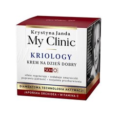 Päevakreem Krystyna Janda My clinic Kriology Jaapani orhidee ja C-vitamiin 50+, 50 ml hind ja info | Näokreemid | hansapost.ee