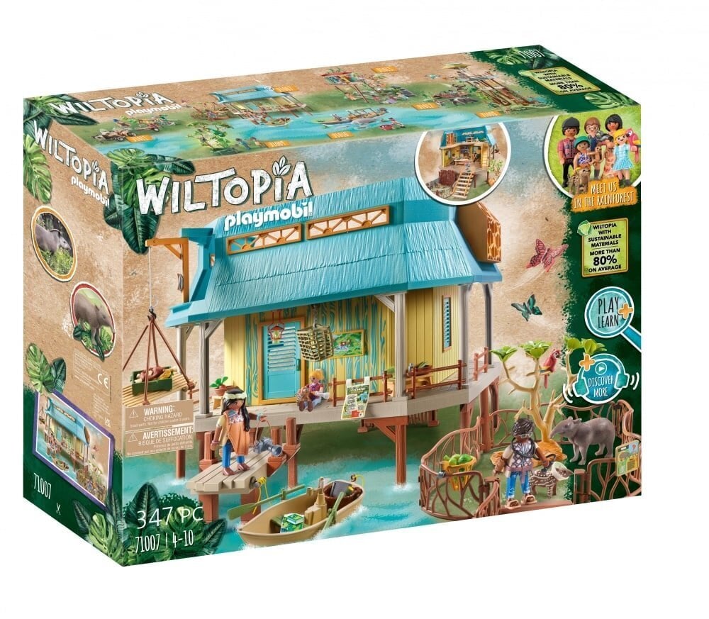 71007 PLAYMOBIL® Wiltopia, Loomade hooldusjaam цена и информация | Klotsid ja konstruktorid | hansapost.ee