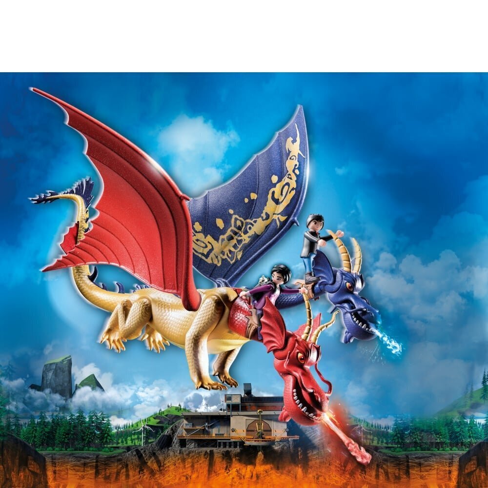 71080 PLAYMOBIL® Dragons Nine Realms, WuWei & Jun цена и информация | Klotsid ja konstruktorid | hansapost.ee