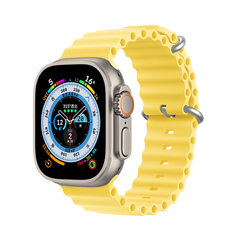 Dux Ducis для Apple Watch 8/7/6/5/4/3/2/SE (45/44/42мм), желтый цена и информация | Аксессуары для смарт-часов и браслетов | hansapost.ee