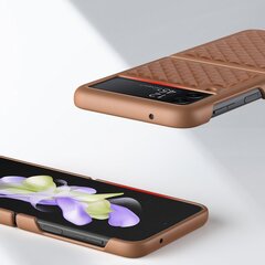 Dux Ducis Venice предназначен для Samsung Galaxy Z Flip 4, коричневый цена и информация | Чехлы для телефонов | hansapost.ee