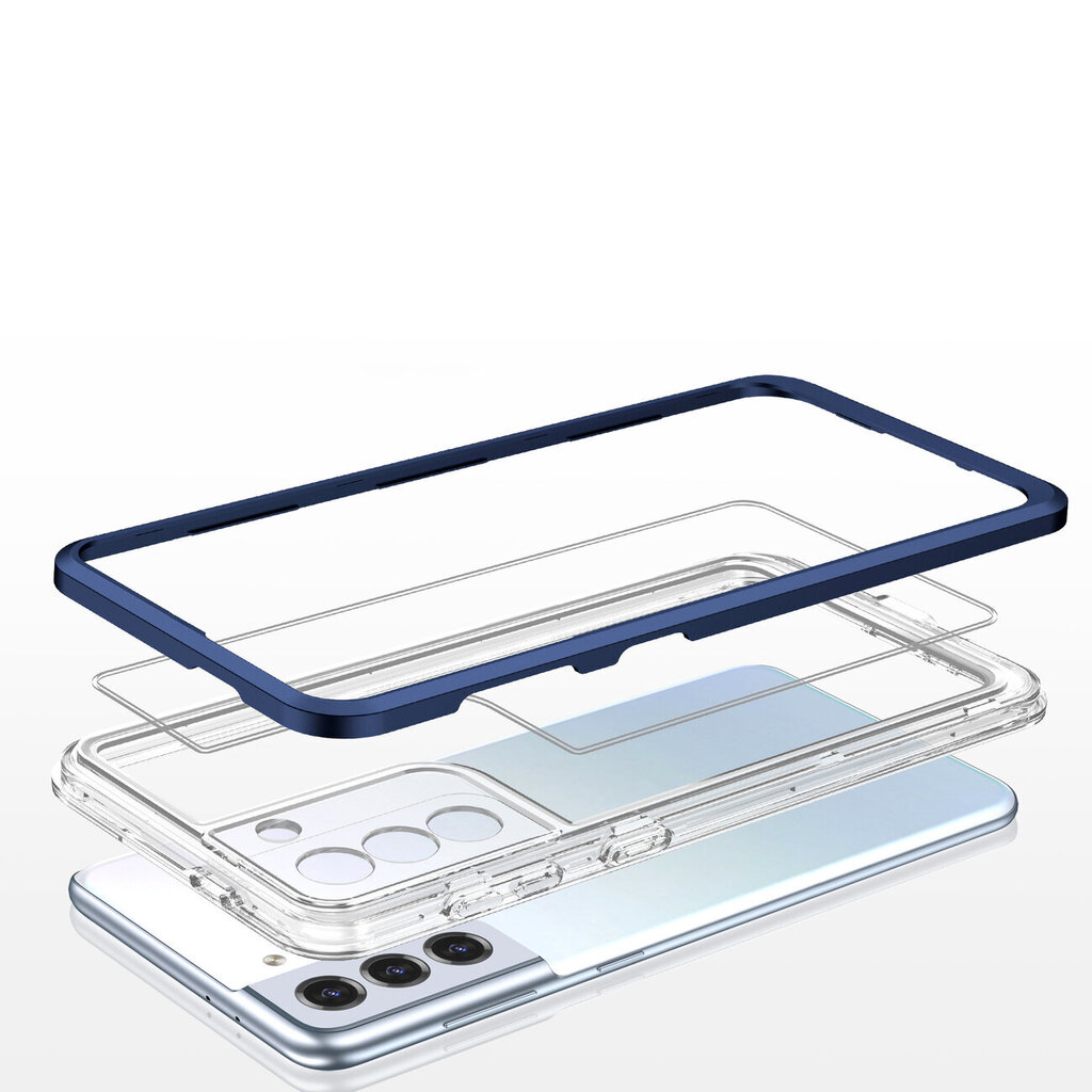 Clear 3in1, Samsung Galaxy S23+, sinine hind ja info | Telefonide kaitsekaaned ja -ümbrised | hansapost.ee
