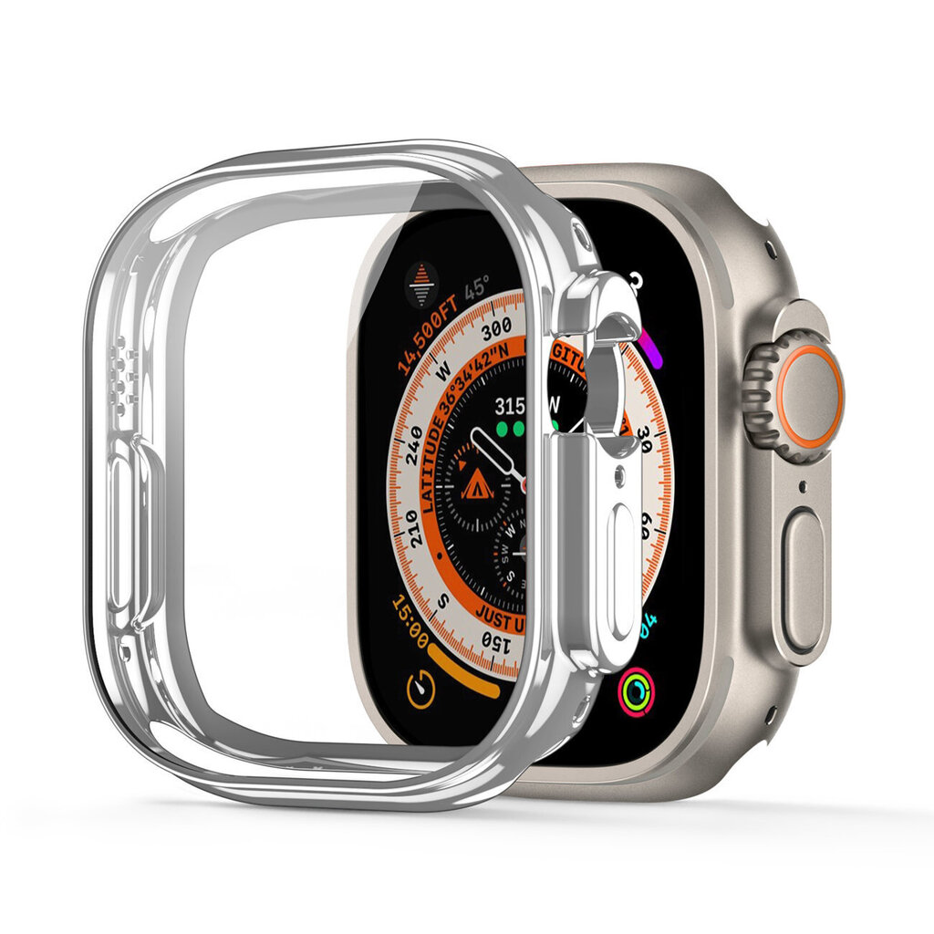 Dux Ducis, Apple Watch Ultra 49mm, hõbedane hind ja info | Nutikellade aksessuaarid ja tarvikud | hansapost.ee