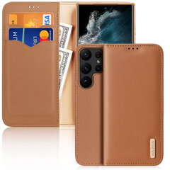 Dux Ducis Hivo предназначен для Samsung Galaxy S23 Ultra, коричневый цена и информация | Чехлы для телефонов | hansapost.ee