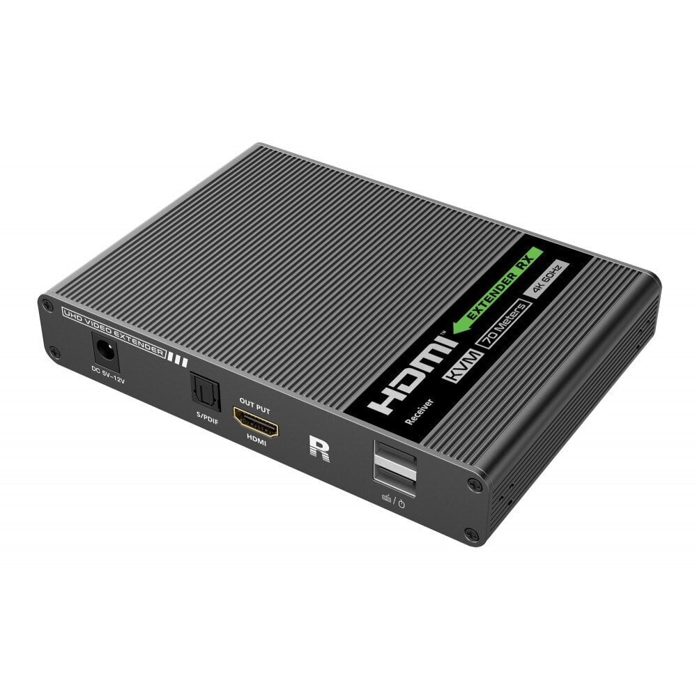 KVM HDMI tehniline pikendus HDMI/USB Cat6A/7 kuni 70 m, 4K*60Hz цена и информация | USB adapterid ja jagajad | hansapost.ee