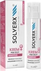 Silmaümbruskreem Solverx Sensitive Skin 15ml hind ja info | Silmakreemid ja seerumid | hansapost.ee