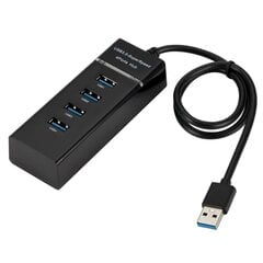 Roger AD15651 USB 3.0 Хаб - Разделитель 4 x USB 3.0 / 5 Gbps Черный цена и информация | Адаптеры и USB-hub | hansapost.ee