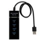 Roger AD15651 USB 3.0 Hub - Jagaja 4 x USB 3.0 / 5 Gbps, Must цена и информация | USB adapterid ja jagajad | hansapost.ee