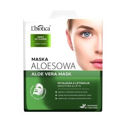 Noorendav ja puhastav näomask L'biotica Aloe Vera Mask, 23 ml цена и информация | Маски для лица, патчи для глаз | hansapost.ee