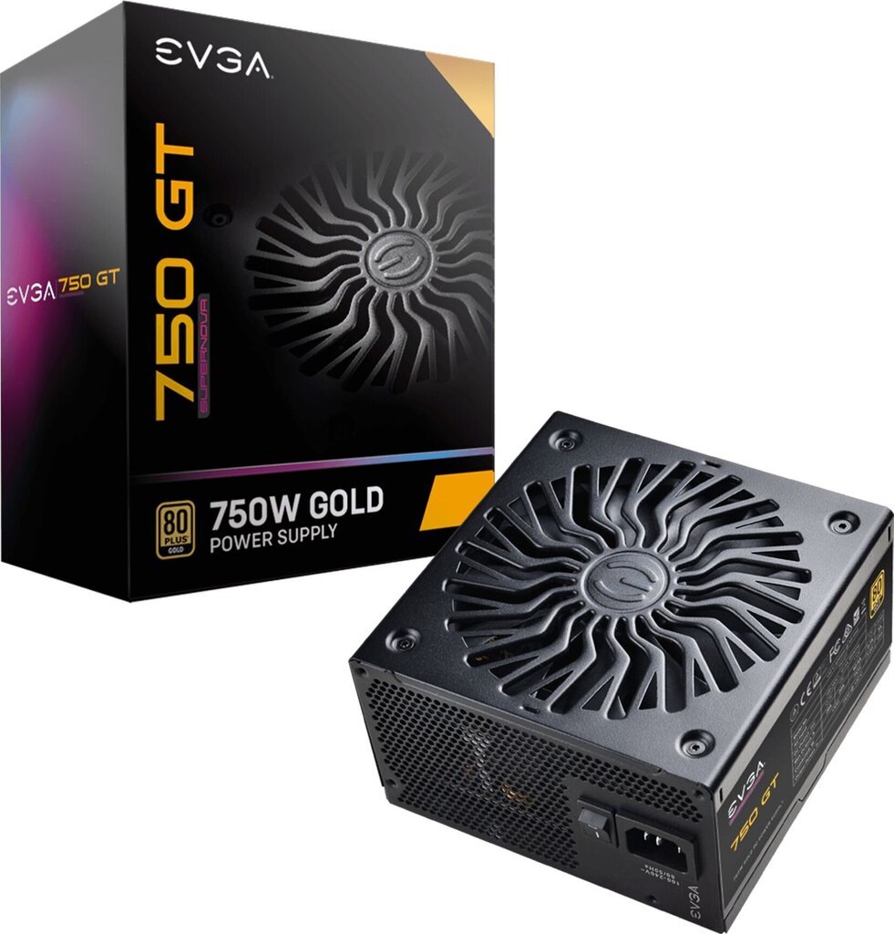 EVGA SuperNOVA 750 GT, 750W, 80 Plus Gold цена и информация | Toiteplokid | hansapost.ee