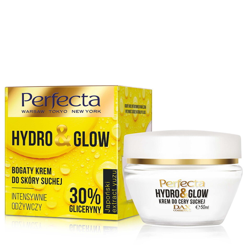 Näokreem Perfecta Hydro & Glow 30% glütseriin 50 ml hind ja info | Näokreemid | hansapost.ee