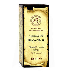 Naturaalne eeterlik õli sidrunheinaga Aromatika 100% Pure & Natural 10 ml hind ja info | Aromatika Parfüümid, lõhnad ja kosmeetika | hansapost.ee