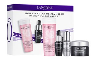 Komplekt Lancôme naistele: näopiim, 50 ml + näoseerum, 7 ml + silmaümbrusseerum, 5ml + päevakreem, 15 ml hind ja info | Näoõlid, ampullid ja seerumid | hansapost.ee