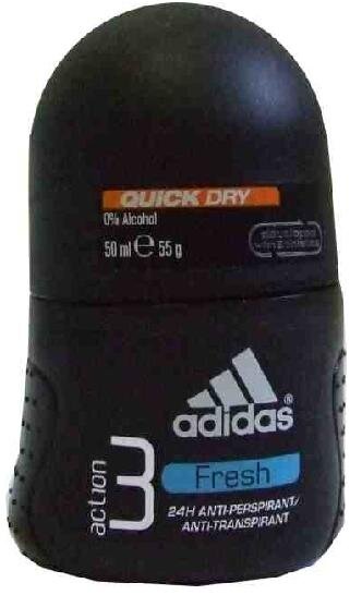 Rulldeodorant meestele Adidas Fresh 50 ml цена и информация | Deodorandid | hansapost.ee