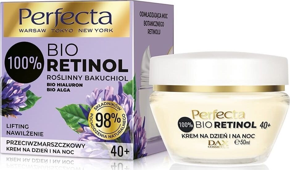 Näokreem Perfecta Retinol 40+ 50 ml цена и информация | Näokreemid | hansapost.ee