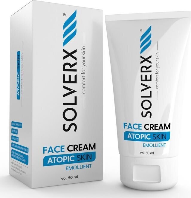Näokreem Solverx Atopic Skin 50ml hind ja info | Näokreemid | hansapost.ee
