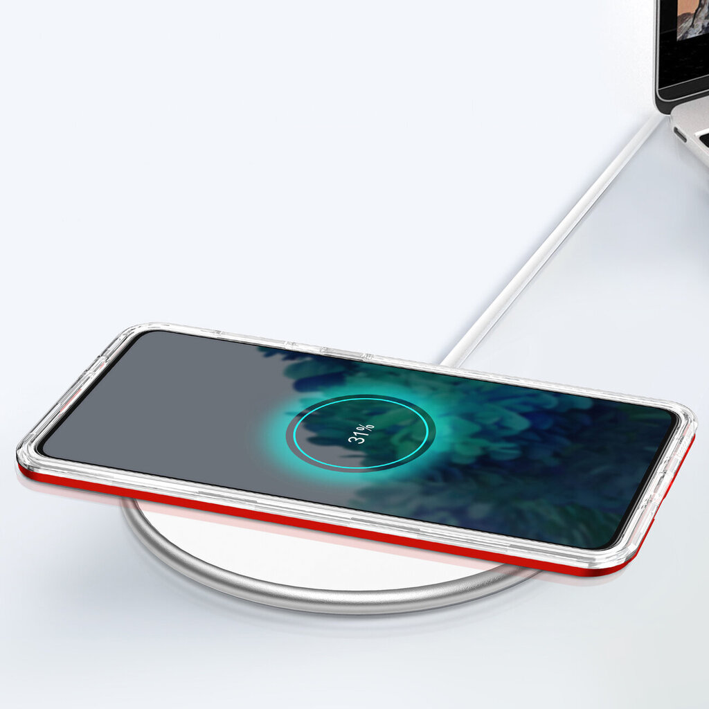 Clear 3in1, Samsung Galaxy S23, punane hind ja info | Telefonide kaitsekaaned ja -ümbrised | hansapost.ee