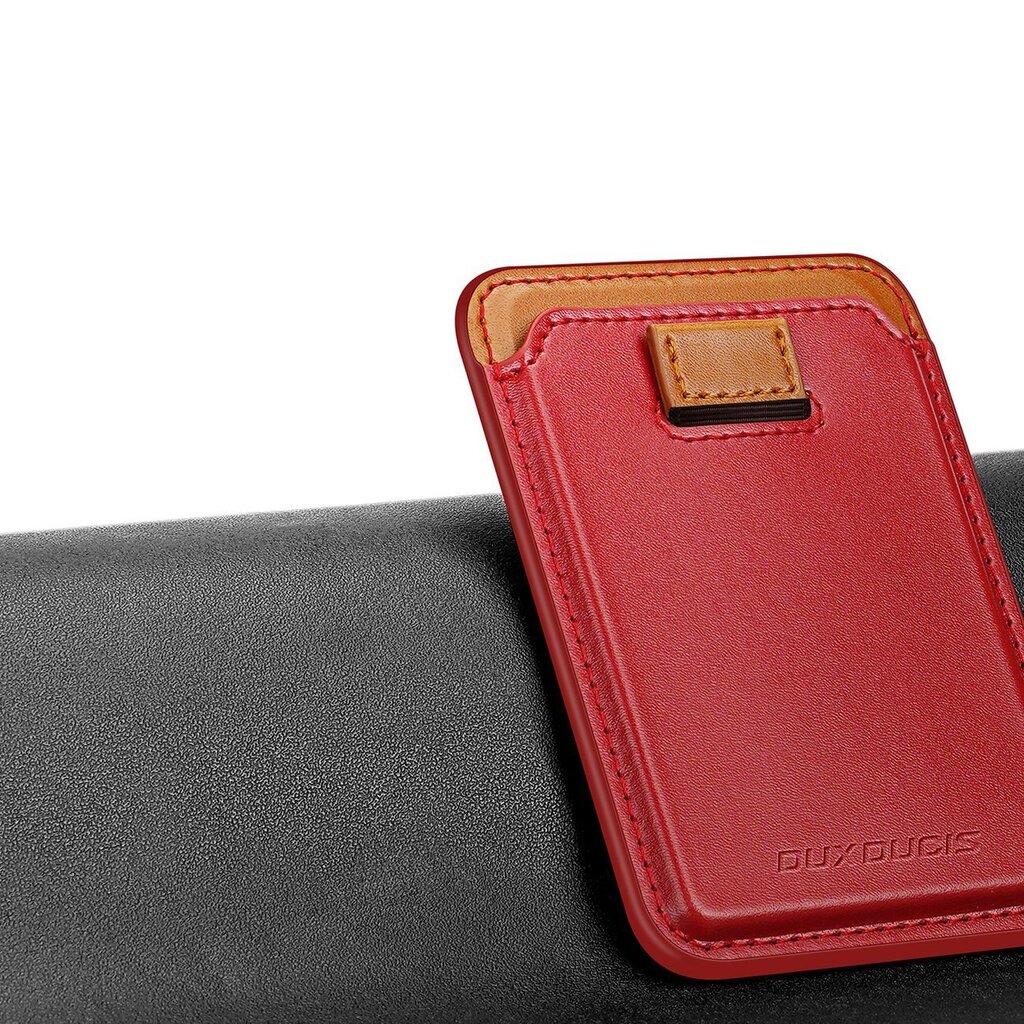 Dux Ducis Magnetic Leather MagSafe, punane hind ja info | Lisatarvikud mobiiltelefonidele | hansapost.ee