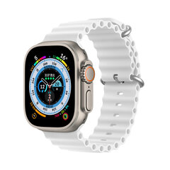 Dux Ducis для Apple Watch 8/7/6/5/4/3/2/SE (45/44/42 мм), белый цена и информация | Аксессуары для смарт-часов и браслетов | hansapost.ee