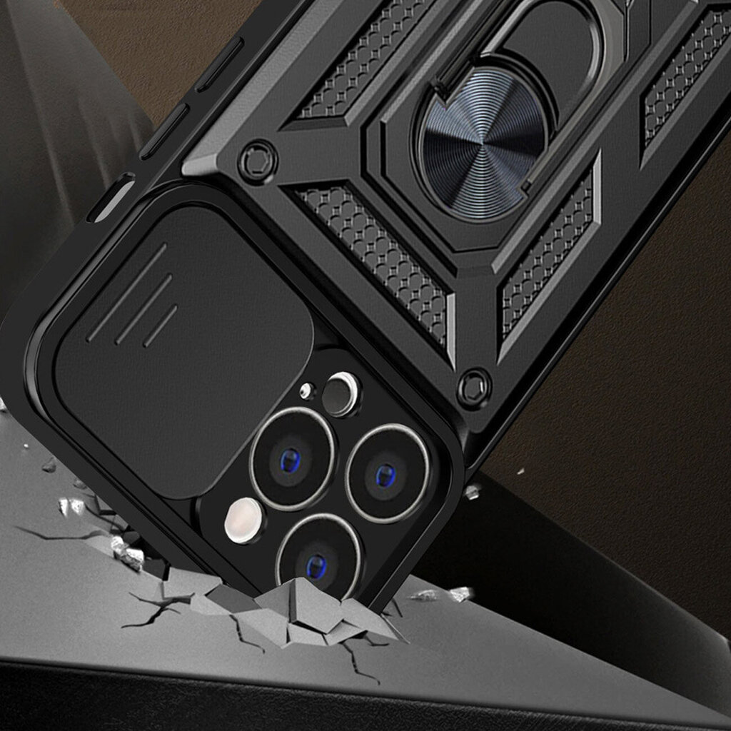 Hybrid Armor Camshield, iPhone 13, roosa hind ja info | Telefonide kaitsekaaned ja -ümbrised | hansapost.ee