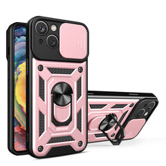 Hybrid Armor Camshield, iPhone 14, roosa hind ja info | Telefonide kaitsekaaned ja -ümbrised | hansapost.ee